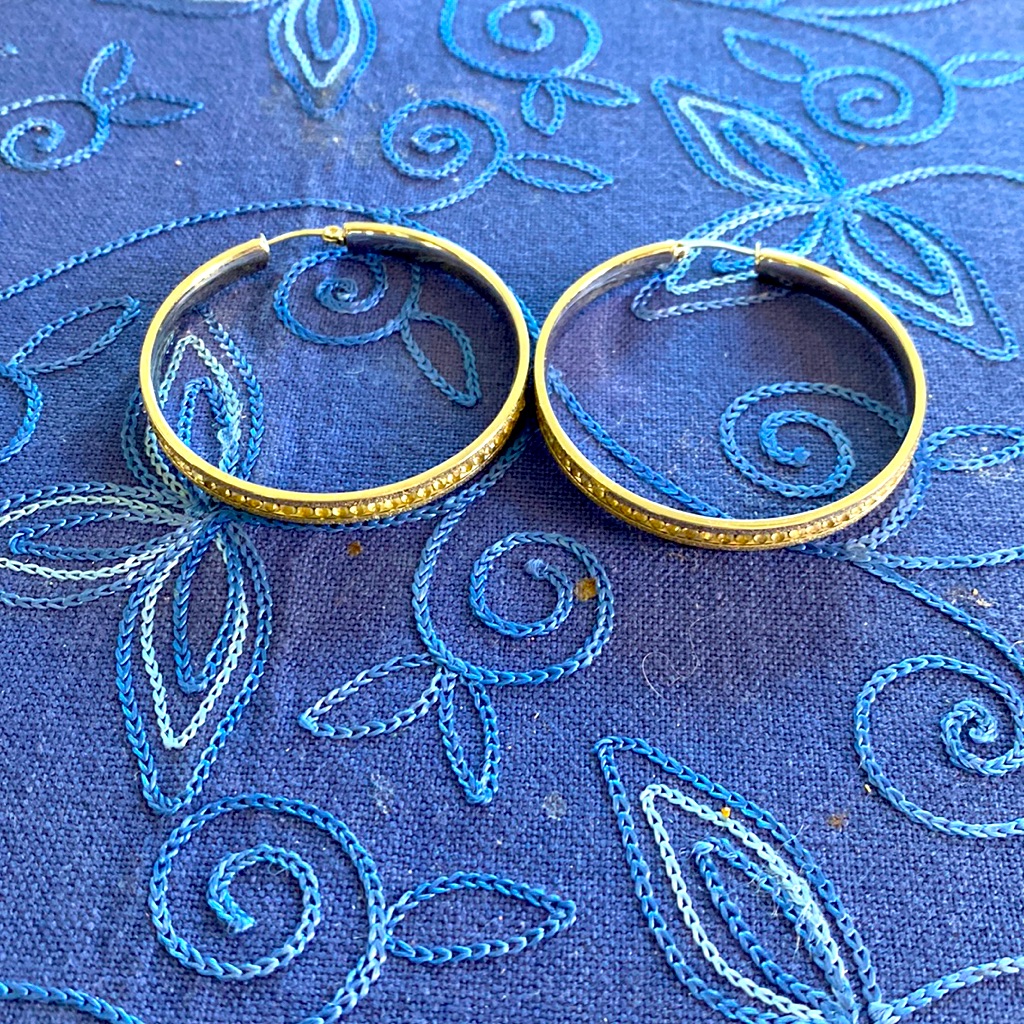 Stainless Steel Hoop Earrings 8$